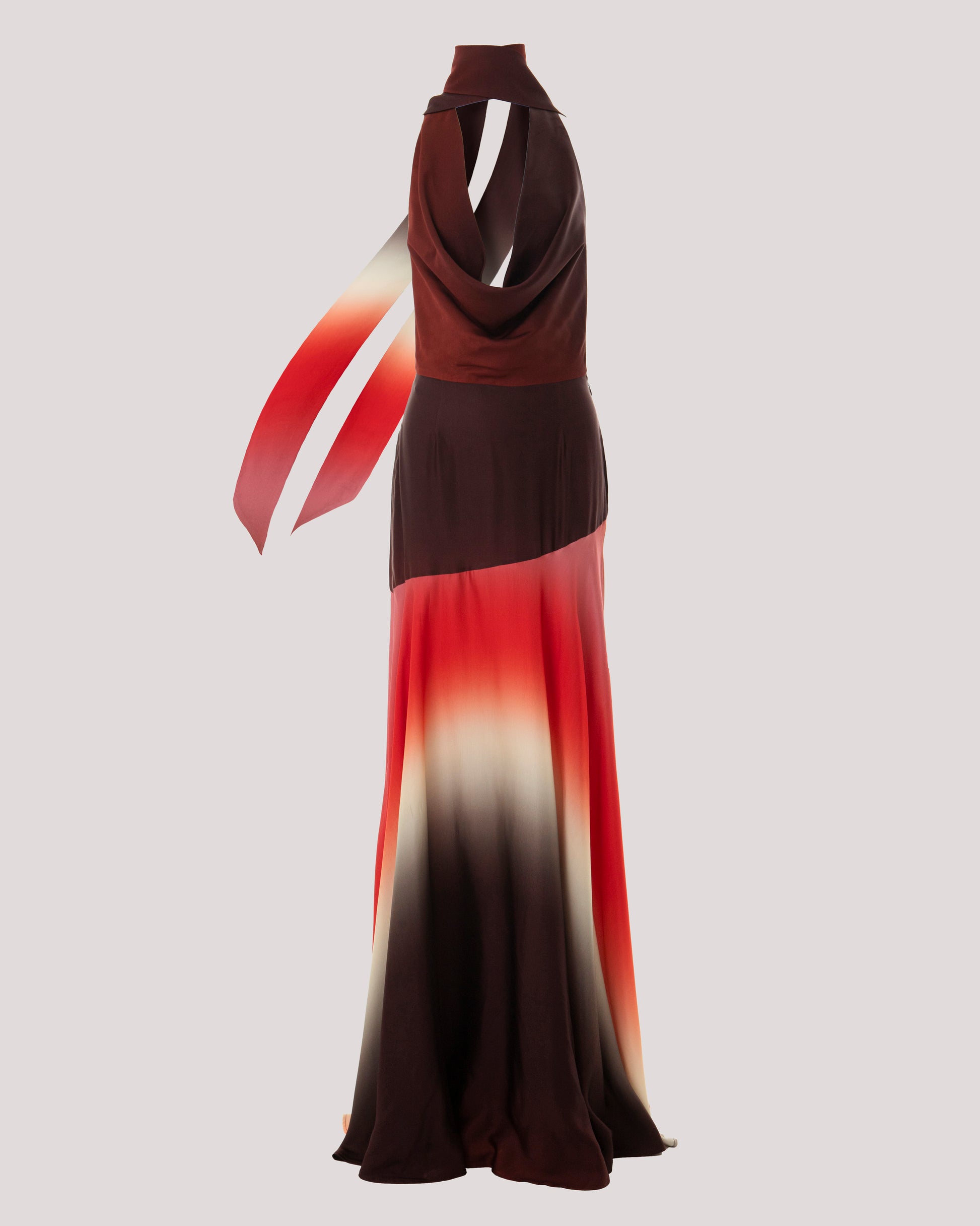 OMBRE MAXI DRESS WITH DRAPED NECKLINE
DEWI IN FARASHA
